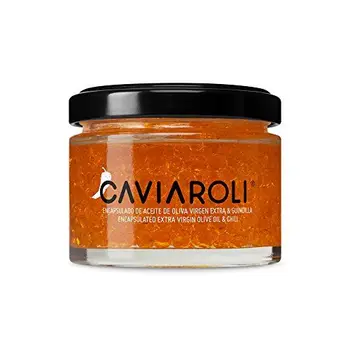 

Caviaroli Encapsulado de Aceite de Oliva Virgen Extra y Guindilla - 50 gr