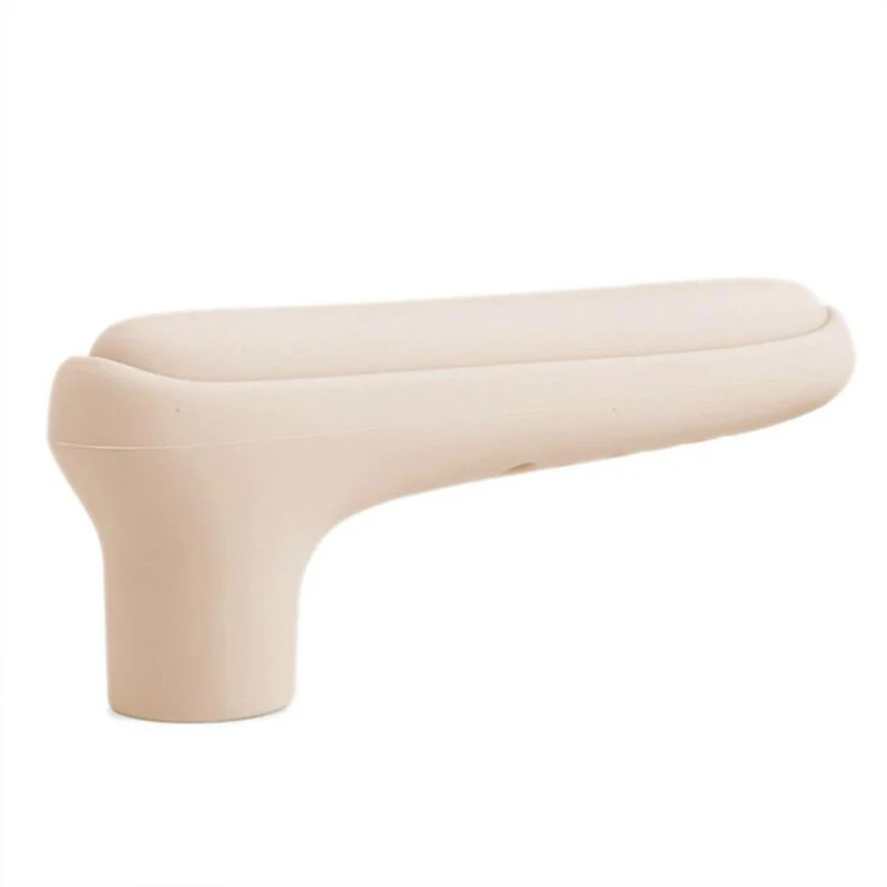 beige white ПВХ протектор дверной ручки краш-коврик креативные двери комнаты тянуть перчатки холодильник подставка на дверь крышка безопасности Дверные Ручки - Цвет: beige white