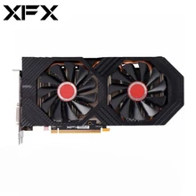 XFX Radeon RX580 4 Гб DDR5 AMD Графика карты GPU RX 580 4GB компьютерных игр видеокарта настольный Gamer видеоигры карты б/у карт Radeon