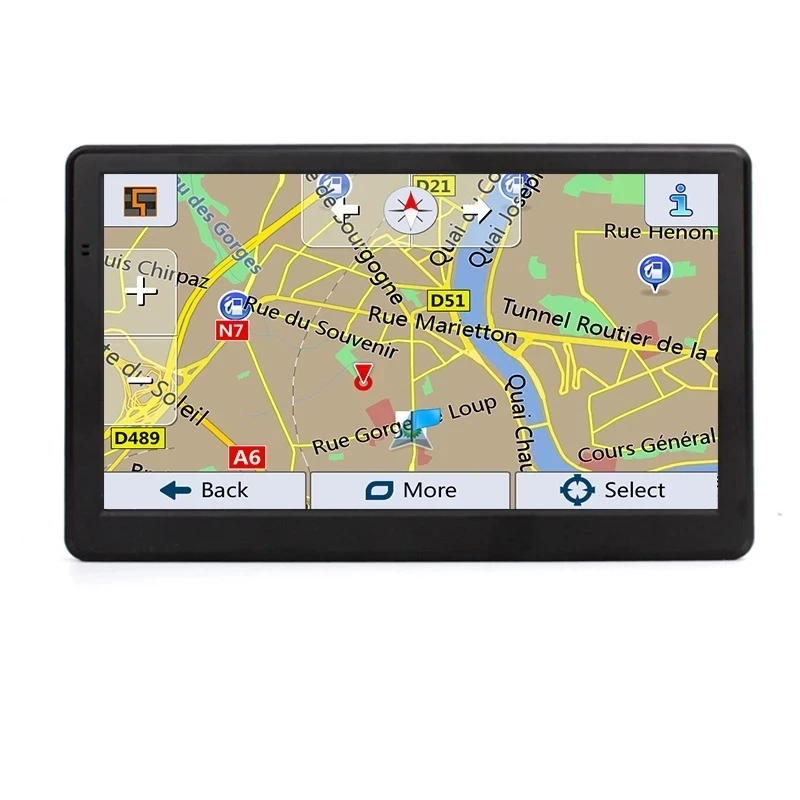 Car GPS Navigation 5 7 9 Inch Touch Screen 256M+8G FM Europe Russia Map Free Update Truck GPS Navigators Car GPS Navigation 5 7 garmin gps for trucks