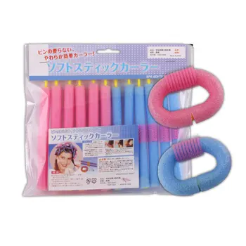 

Soft Diy Curler 12pcs Magic Curly Hair Convenient Hair Care Shaping 15cm Modeling Tools Light Foam Curler