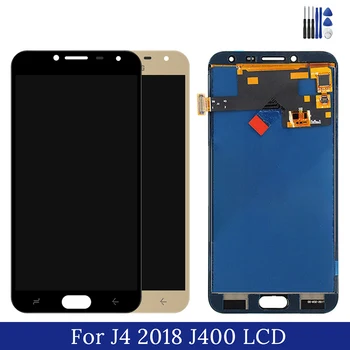

For Samsung Galaxy J4 2018 LCD Display Touch Screen Digitizer Assembly On SM J400F J 4 2018 400F SM-J400F J400 100% Test
