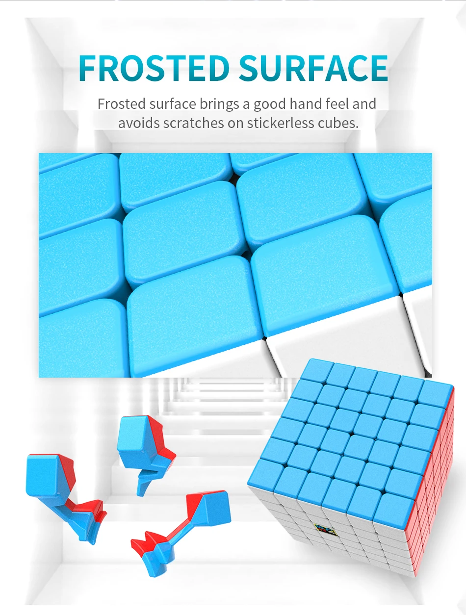 MoYu Meilong 6x6x6 Cubing классная Волшебная головоломка кубик без наклеек профессиональная скорость часы-кольцо с крышкой игрушки Mofangjiaoshi6x6