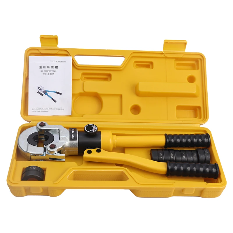 V Type Hydraulic Pex Pipe Aluminum Plastic Pipe Tube Crimping Tool CW-1632 Floor Heating Pipe Plumbing Pipe GC-1632 uni t uti260e infrared thermal imager 256x192 camera industrial pcb circuit electronic repair floor heating tube duct testing