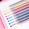 8 colors/Set Glitter Pen Highlighter Color Changing Flash Marker Gel Pens Drawing Scrapbook Album Journal DIY Stationery School 1