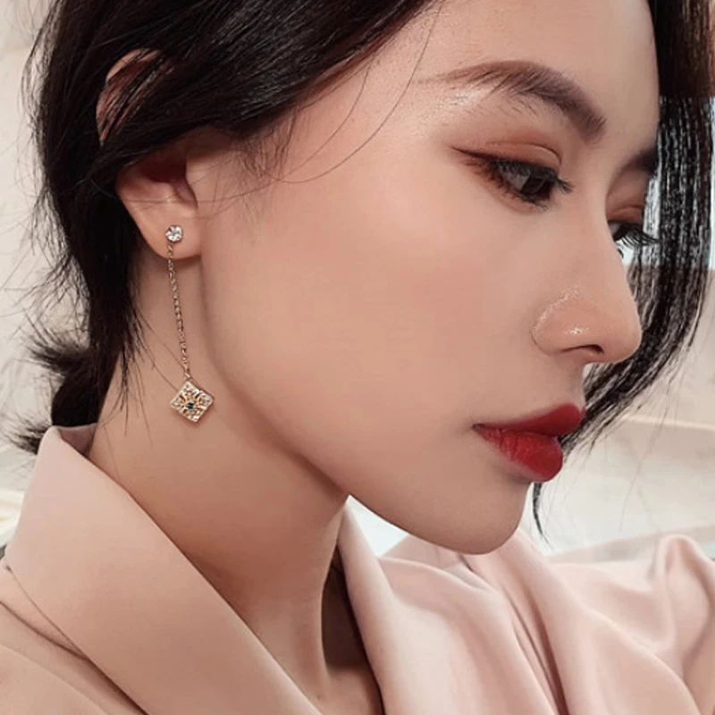 AAA Изумрудный драгоценный камень геометрические Полые Цветы полный