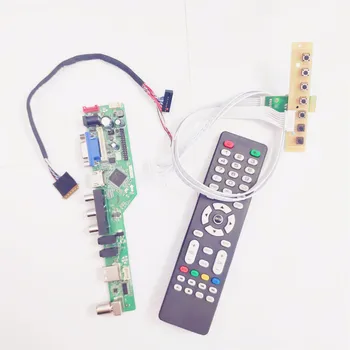 

For LTN140AT01-001/G01/G03/G04 VGA+HDMI+AV+USB+RF 1366*768 LVDS 40Pin WLED 14" notebook PC TV screen controller drive board kit