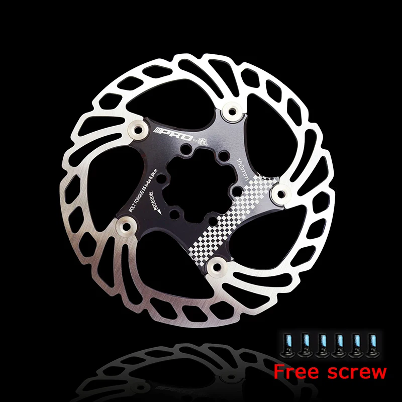 Bike brake rotor IIIPRO Floating rotor Mountain bike brake rotor DH 6inch Down hill Strong heat dissipation140 160 180 203mm