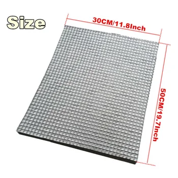 

Floors Car Sound Heat Insulation Mat Insulation 5Pcs 5x Car Auto Firewall