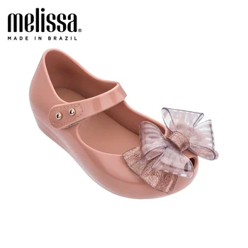 

Mini Melissa 2020 New Girl Jelly Sandals Bow Summer Sandals Melissa Children Cute Sandals Beach Shoes Toddler Shoes
