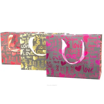 

Gift bags Bagland, "Premium H Valentines', Thick-210g/m2, pack of Saving-12 To. Assorted, 18cm x 23cm x 10cm