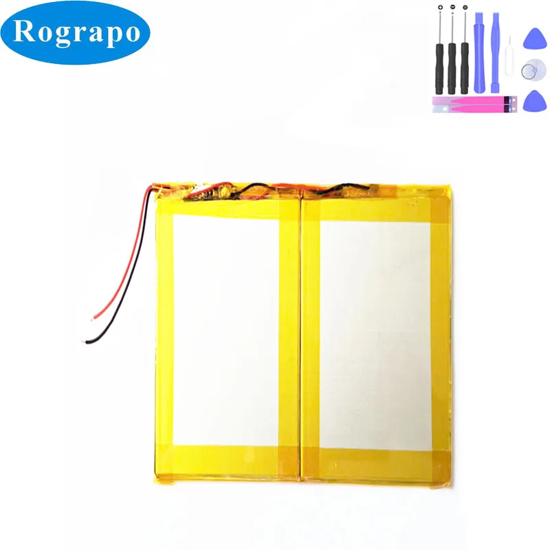 Новый 3 7 V 8000mAh планшетный ПК аккумулятор для Digma Plane 1600 3G перезаряжаемый 2 провода |