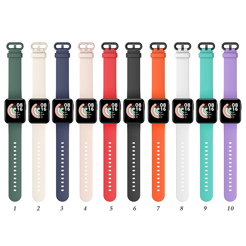 For Xiaomi Mi Watch Lite Strap Watchband For Redmi Wrist Strap Sports  Silicone Bracelet Watch Accessories Belt Replacement Bands - Smart  Accessories - AliExpress