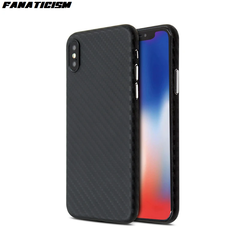 New 6.7inch S20 Smart Mobile CellPhone Handset ?500pcs Light PP Carbon Fiber Grain Protective Cover For IPhone XR iphone Xs Max IPhoneX Xs Case Ultra-thin Frosted Phone Cases