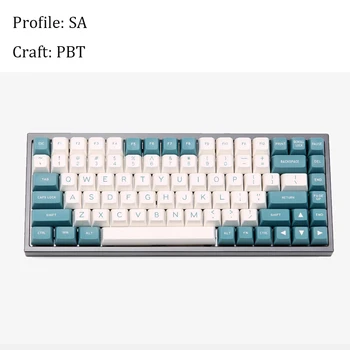 

75keys 84keys Customized Keycaps For Cherry Mx Switch Mechanical Gaming Keyboard Keycaps Repacement Double Color Sublimation