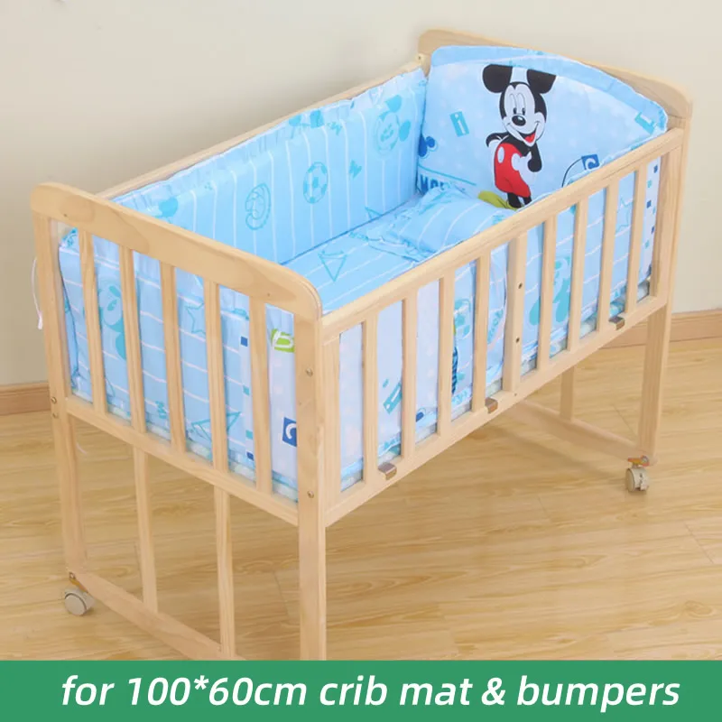 5 шт. детский хлопковый комплект постельного белья X 60|cotton baby bedding sets|cot setbaby cot set |