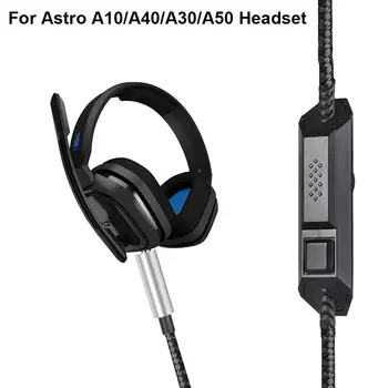 

3.5mm Jack Audio Extend Cable Gaming Headset Extension Cord Mute Volume Control With Microphone For Astro A10/A40/A30/A50