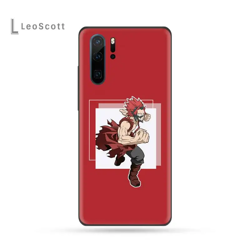 Kirishima My Hero Giới Học Thuật Anime Ốp Lưng Điện Thoại Huawei P9 P10 P20 P30 Pro Lite Thông Minh Giao Phối 10 Lite 20 y5 Y6 Y7 2018 2019 huawei phone cover