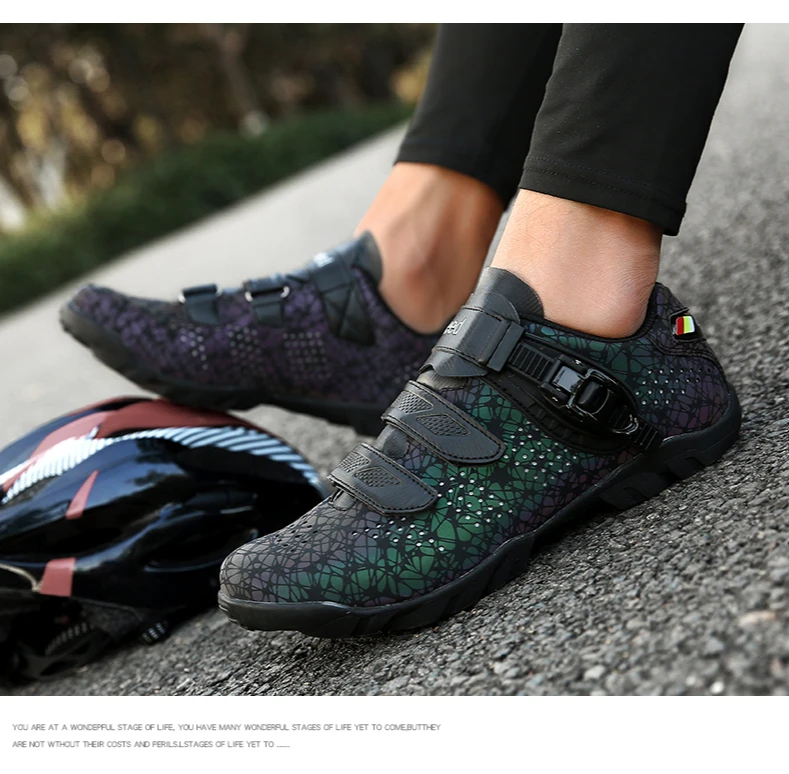 YTUK 2020 New Cycling Road Shoes Men Bike Shoes Women Nylon Sole Cycling Athletic Racing Bicycle Shoes Breathable Glow At Night