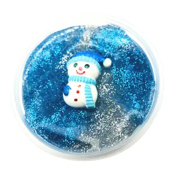 

Color Matching Christmas Crystal Mud Super Fun Fluffy Crystal Mud With Sequins Stress Relief Toy Soothing Mood For Kids Adults