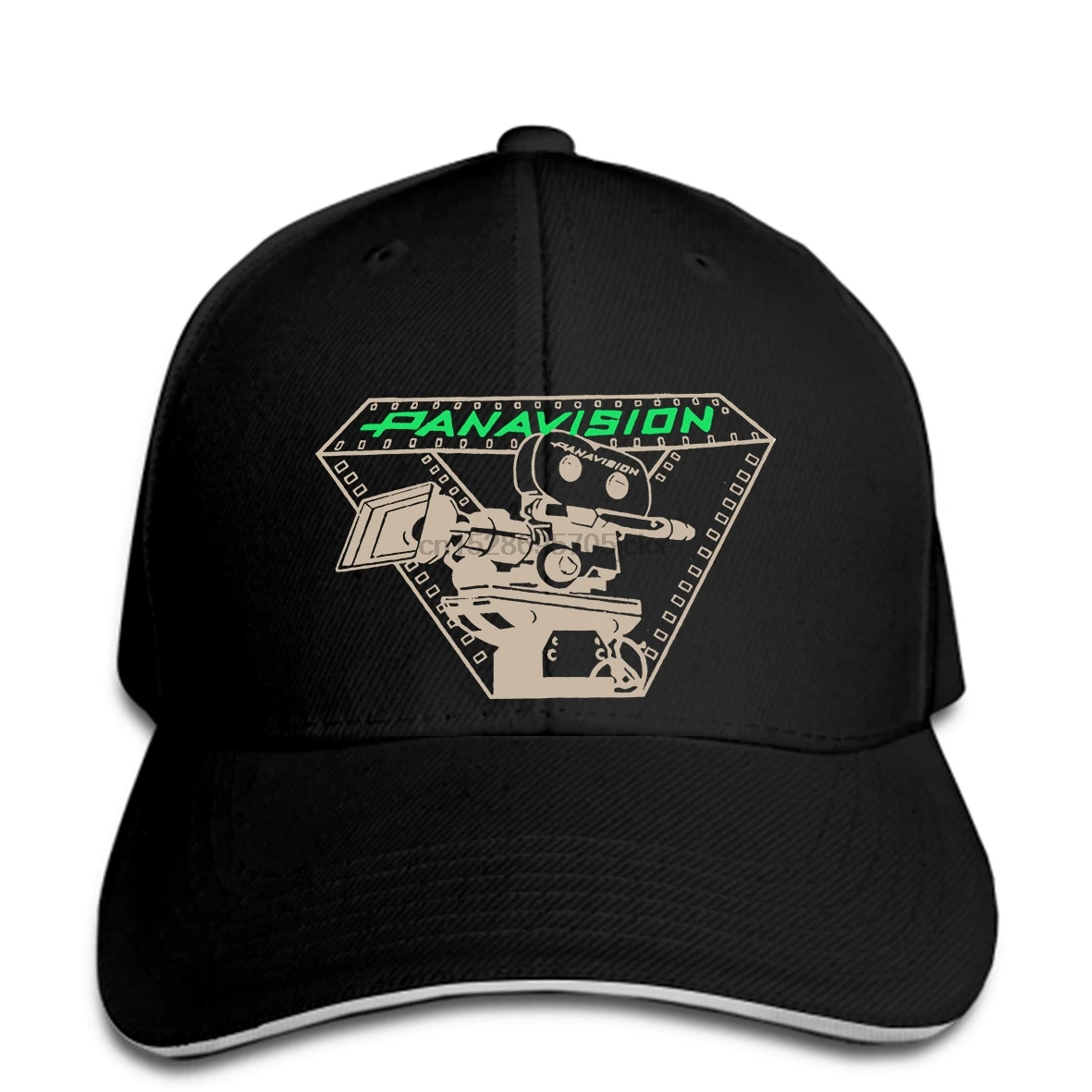 Panavision, бейсболка для съемок, ретро, 90 s, перепринт, США, бейсболка, остроконечная