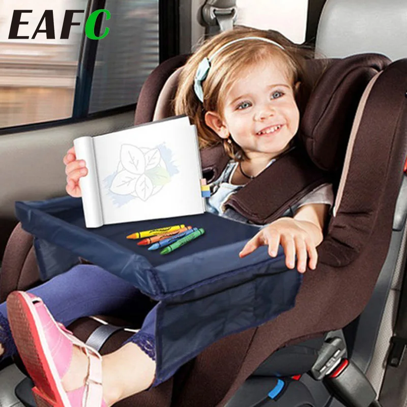 Auto Sitz Reise Tablett Sicherheit Sitz Spielen Tisch Veranstalter Lagerung  Snacks Spielzeug Tasse Halter Wasserdicht Für Baby Kinder Kinder
