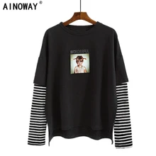 Новое поступление, весенние женские худи с надписью, толстовка с длинным рукавом, худи с круглым вырезом, цветные топы