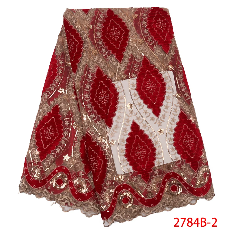 Бархатная кружевная ткань с вышивкой,, кружевная ткань с блестками, модная африканская фатиновая сетчатая кружевная ткань, вечерние, свадебные ткани APW2784B