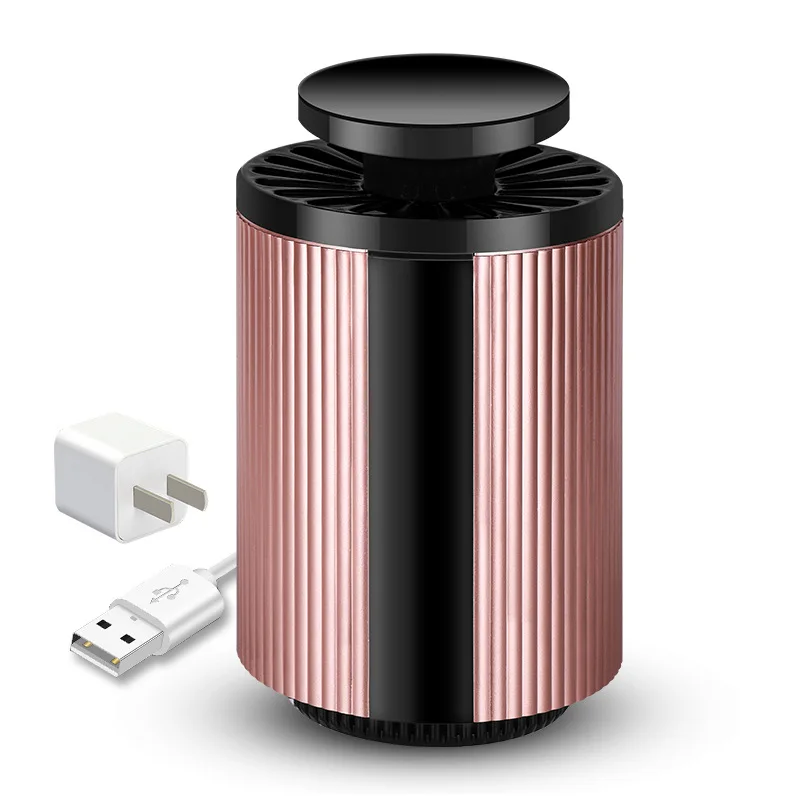 USB лампа от комаров, фотокаталитическая лампа от комаров, домашний Интеллектуальный светильник, товары для здоровья семьи - Цвет: Rose Gold Adapter