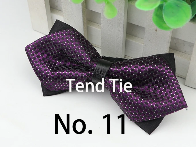 Men Leather Buckle Bowtie Plaid Butterfly Knot Mens Accessories Luxurious Bow Tie Black Cravat Formal Suit Wedding Ceremony Ties