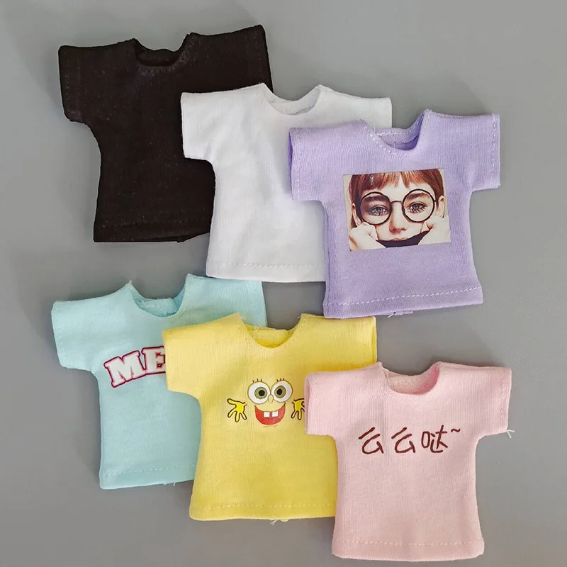 Милая Одежда для куклы Blyth 1 шт. футболка с рисунком blyth Barbies Pullip OB24 Azone аксессуары