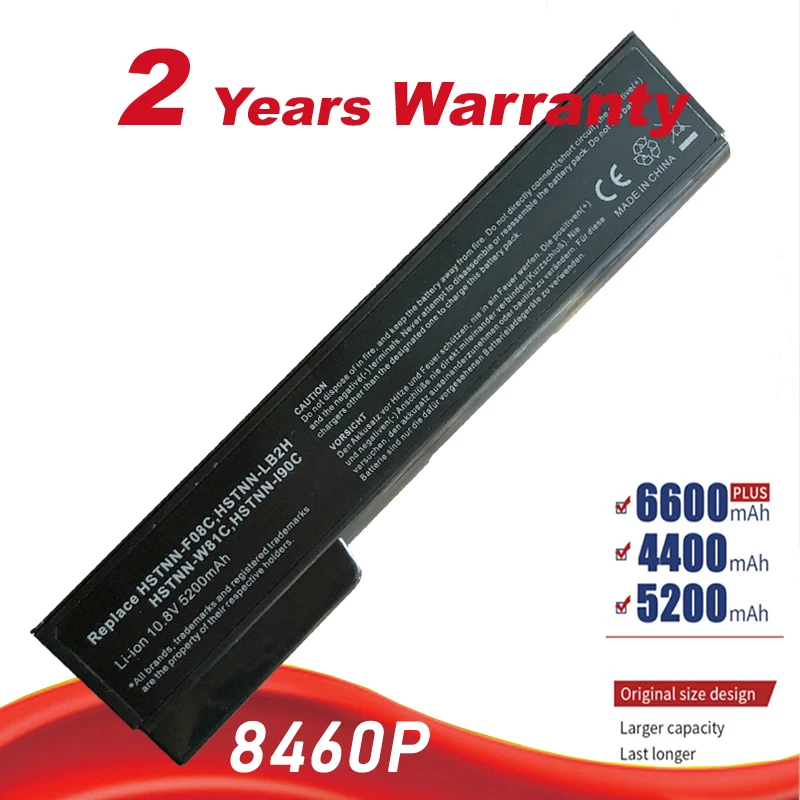 6-элементный Аккумулятор для HP EliteBook 8460p 8470p 8560p 8460w 8470w 8570p ProBook 6460b 6470b 6560b 6570b 6360b 6465b