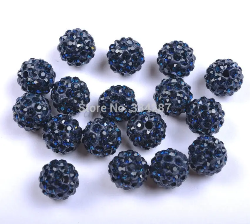 10 шт. Монтана Чешский кристалл паве со стразами глина Круглый диско шар