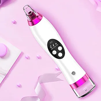 

2In1 Electric Blackhead Remover Face Deep Nose Cleaner T Zone Pore Acne Pimple Removal USB Charging Moisturizing Beauty Machine