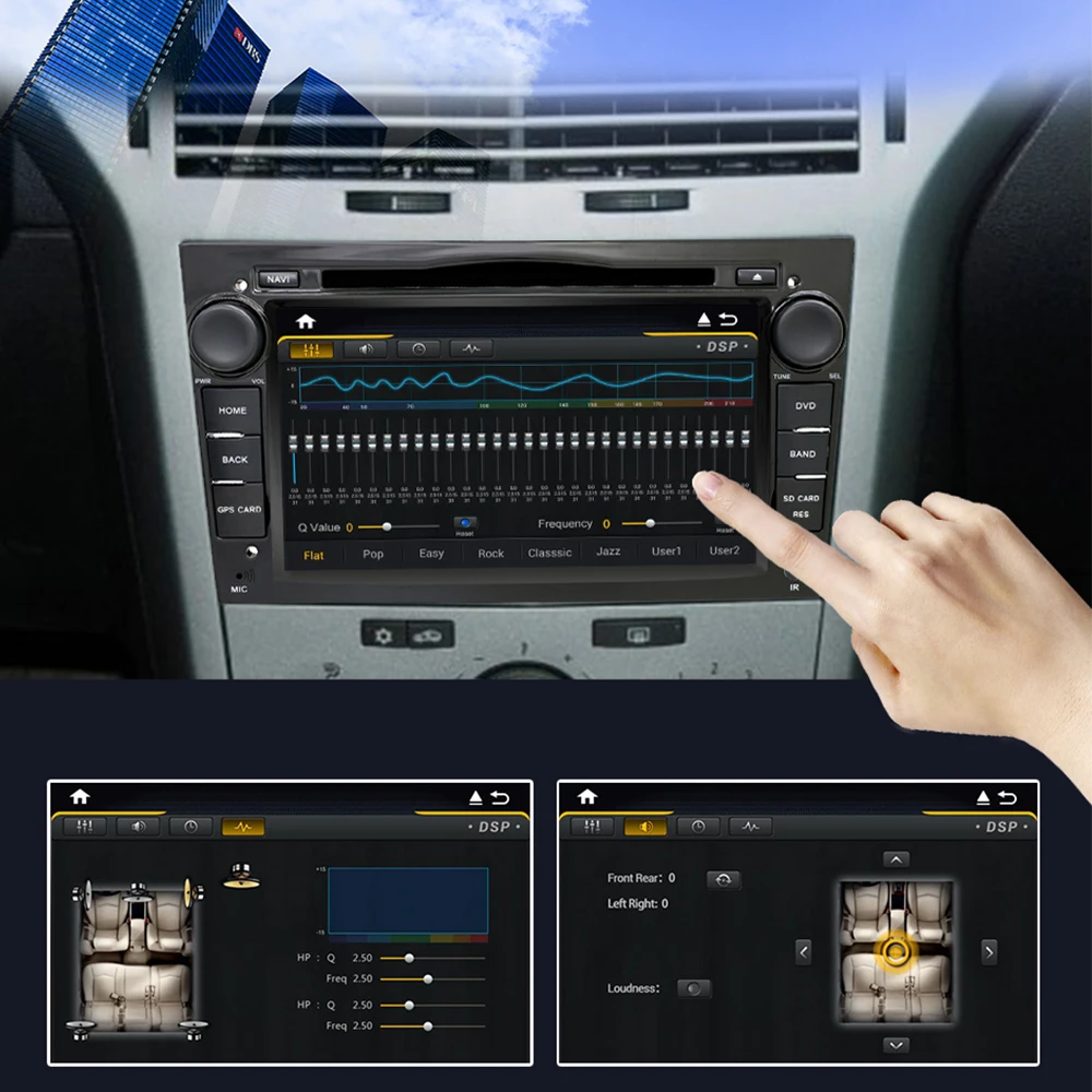 Eunavi 2 din Android 9 автомобильный DVD Радио Стерео gps для Opel Astra H G J Vectra Antara Zafira Corsa Vivaro Meriva Veda DSP TDA7803A