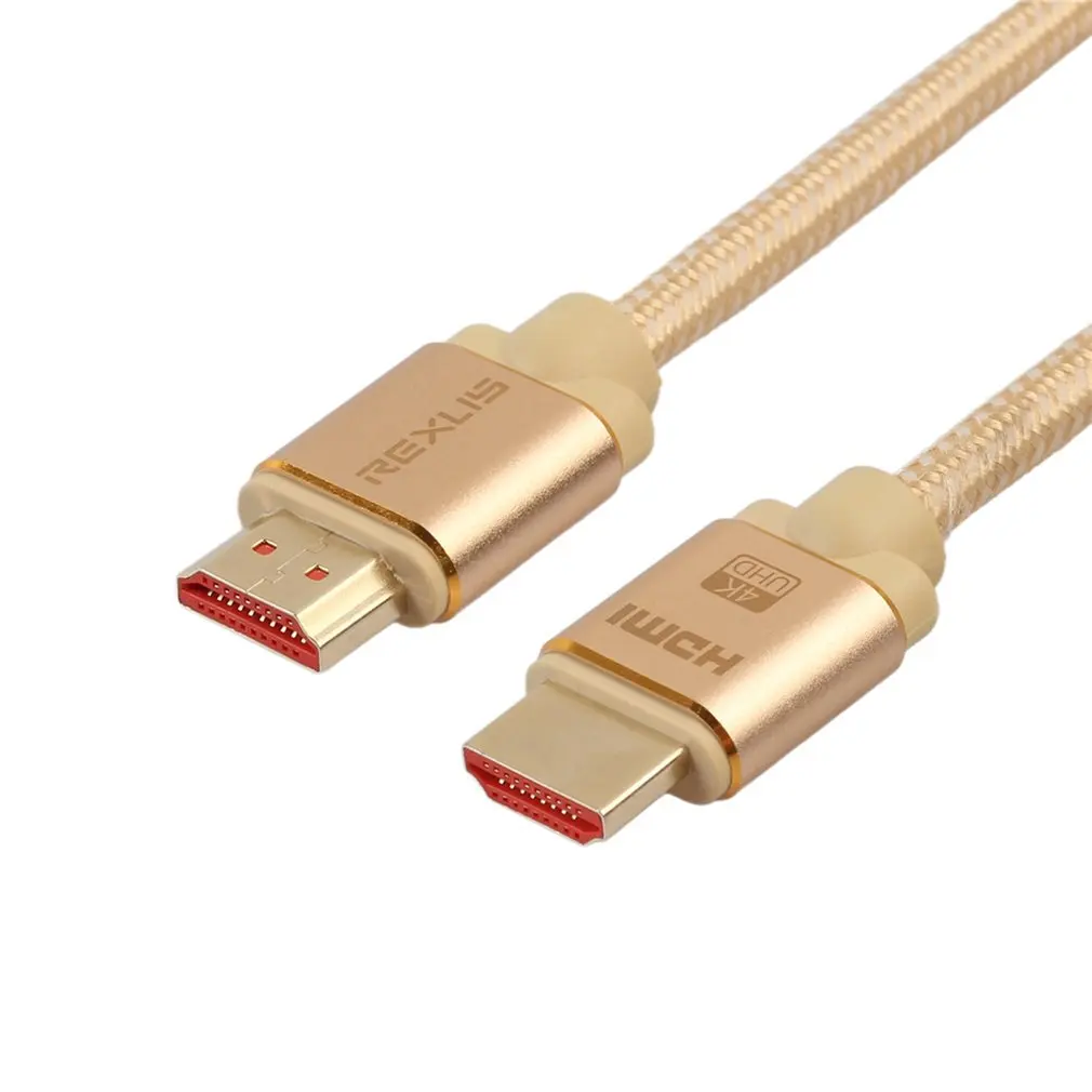 HDMI2.0 4K 1080P HDMI кабель прочный позолоченный HDMI кабель 3D металлический разъем для телевизора lcd ноутбука проектора компьютера