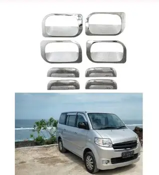 

For Suzuki APV van Arena GX 2004-2012 Car The door handle bowl Covers ABS Chrome Accessories Stickers Car Styling 8pcs