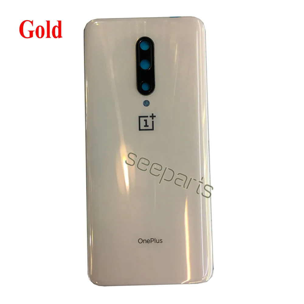 Чехол на заднюю панель для oneplus 7 Pro, чехол на заднюю дверь, корпус, запасные части для oneplus 7 pro, задний корпус