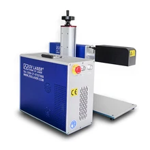 Mini marqueur laser Portable 20W 30W 50W, machine de marquage laser à fibre, code qr