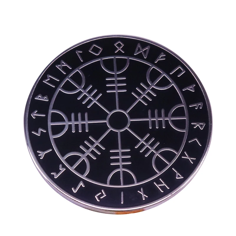 Шлем Awe Runic круглая нашивка содержит немного мудрости и мистицизма старого мира