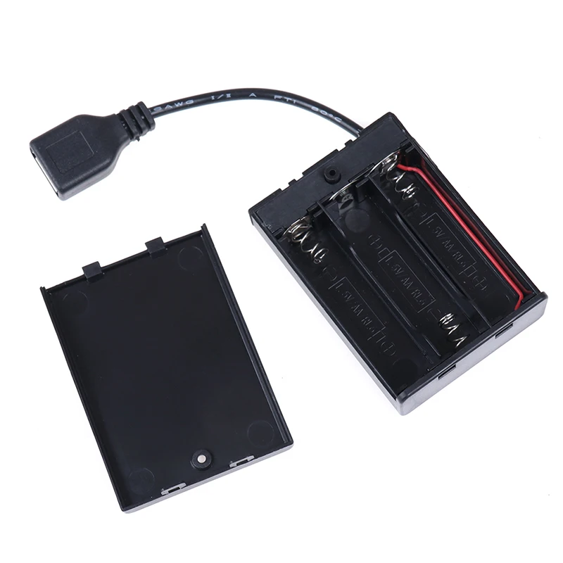 3*AA Battery Box With Usb Port For Building Block Led Light Kit Switch Tool Parts | Инструменты