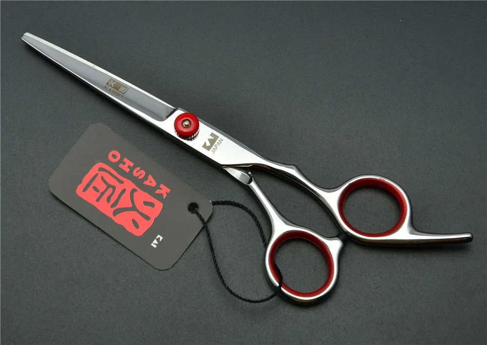 6 дюймов Режущий инструмент для укладки Парикмахерские ножницы из нержавеющей стали парикмахерские ножницы обычные плоские зубные лезвия