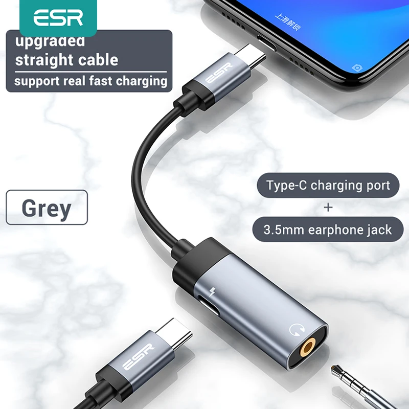ESR USB C Ke 3.5Mm DAC AUX Headphone 