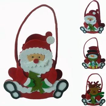 

Merry Christmas Santa Claus Candy Bag Cute Christmas Sitting Candy Bags Candy Bag Santa Claus Snowman Elk Christmas Gifts Bag