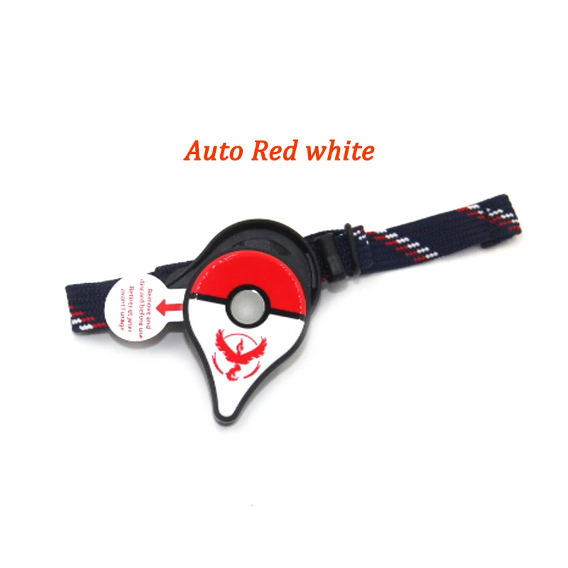 Auto red white Автоматический захват для Pokemon Go Plus, Bluetooth браслет, браслет, часы, аксессуары для игр, для shand, для Pokemon GO Plus, умный Браслет - Цвет: Auto red white