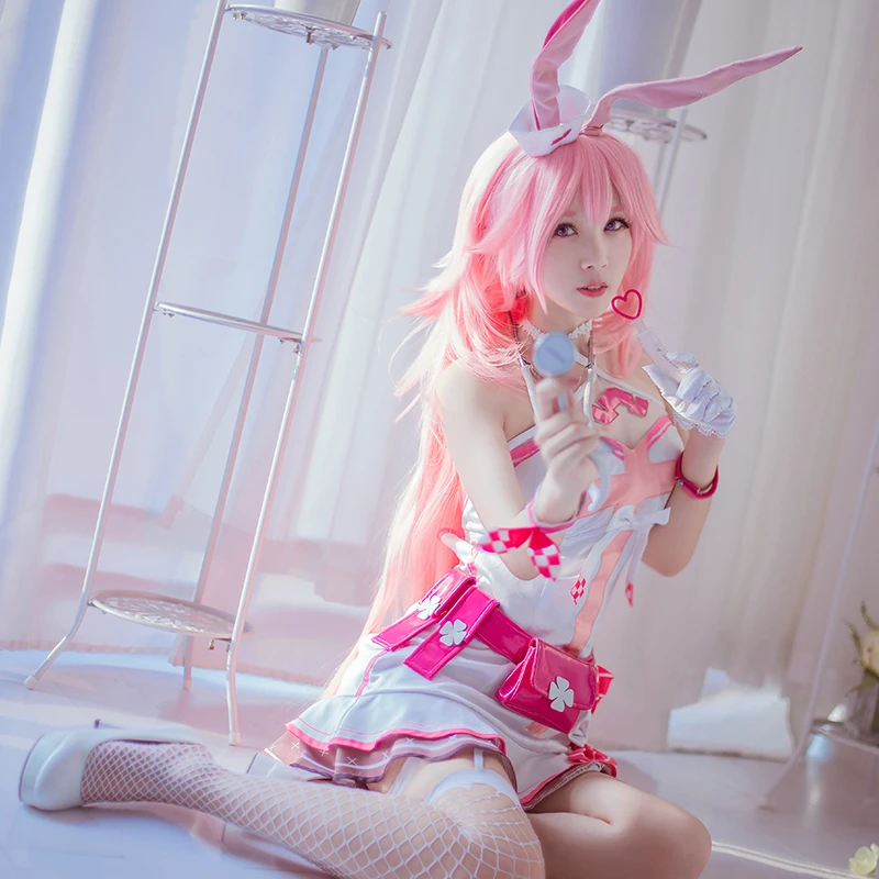 

Аниме одежда Honkai Impact 3 Косплей костюмы Yae Sakura медсестринское платье летние воспоминания костюм A