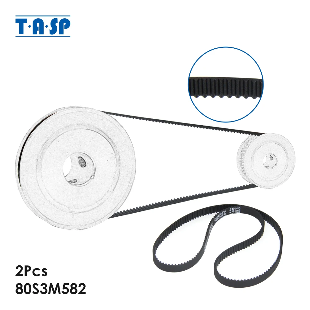 2pcs Bread Machine Belt 80S3M582 Baker Breadmaker Conveyor for Moulinex