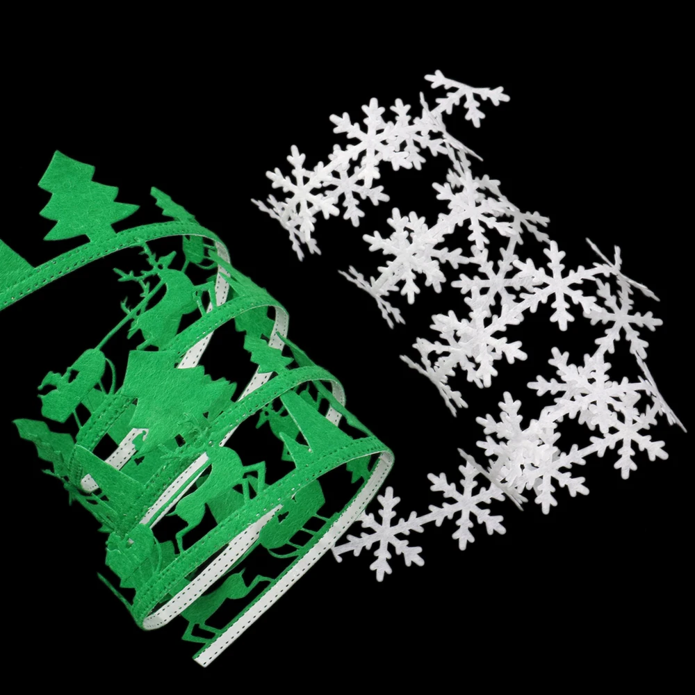 Аксессуары David рождественские снежные кусочки блестящие полая лента (сзади с