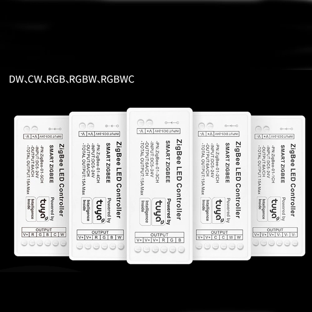 Tuya ZigBee สมาร์ท Dimmer โมดูล RGB RGBW CCT LED Strip Controller Smart Life APP Control ทํางานร่วมกับ ZigBee Gateway Alexa Goolge 1
