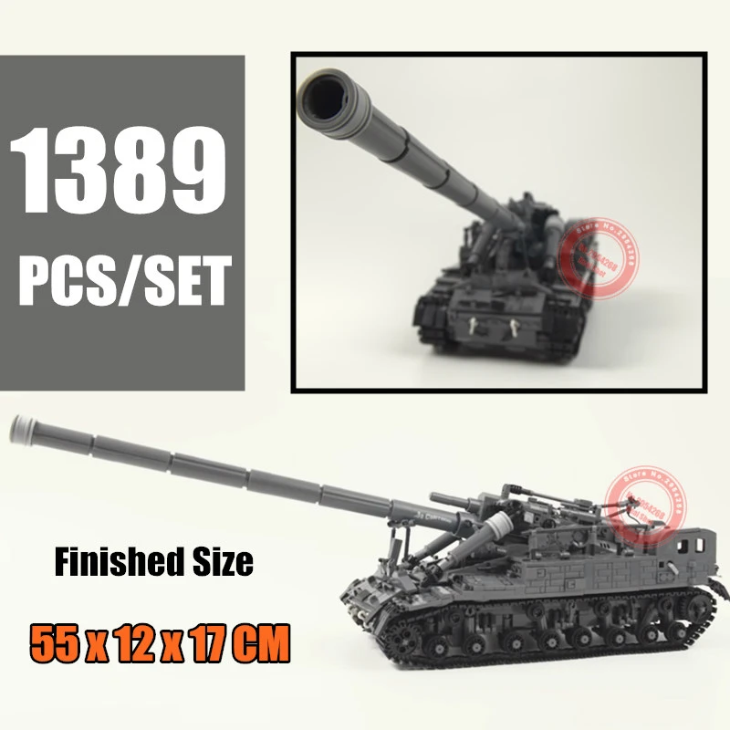 

New MOC Military Toy Tank Series T92 Tank Army Fit Technic SWAT Building Blocks Bricks Toys Model Gifts Birthday